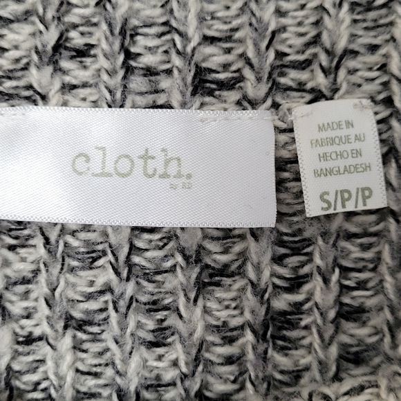 CLOTH. Knit Mock Neck Sweater | size LARGE - Picture 4 of 6